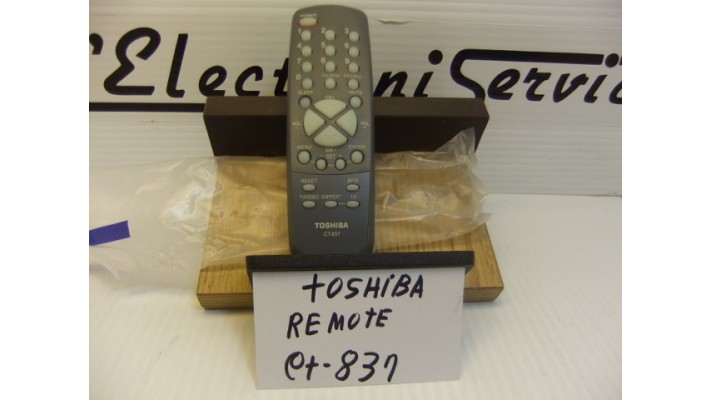 Toshiba  CT-837 remote  control  .